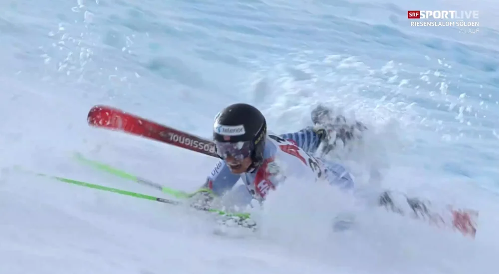 Braathen Leads After First Run of Giant Slalom in Sölden