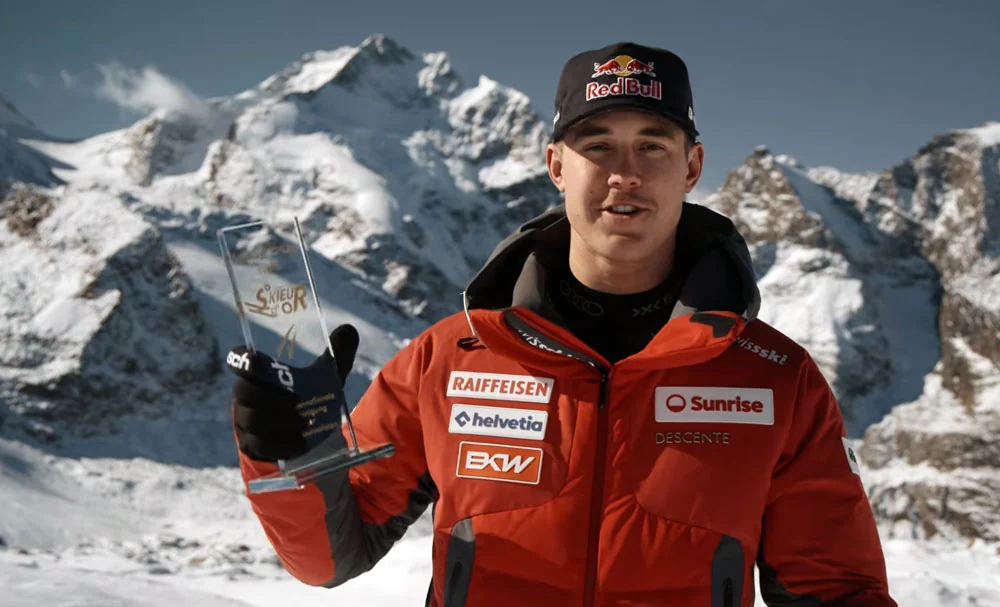 Franjo von Allmen Wins the Skieur d’Or Award in AIJS Vote