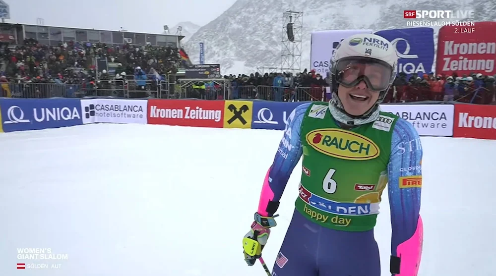 Paula Moltzan Wins World Cup Giant Slalom in Sölden for the First Time
