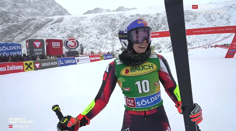 Paula Moltzan Wins World Cup Giant Slalom in Sölden for the First Time
