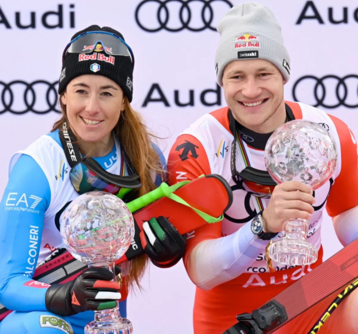 Sofia Goggia wins the World Cup in super-G
