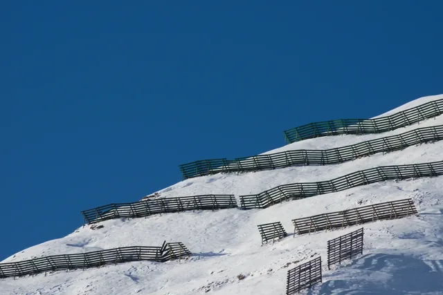 Airolo: подготовленный склон