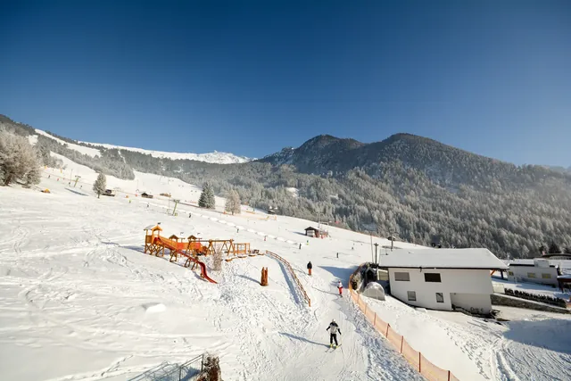 Ski resort in the Alps - Hochzeiger Pitztal, Tyrol Austria