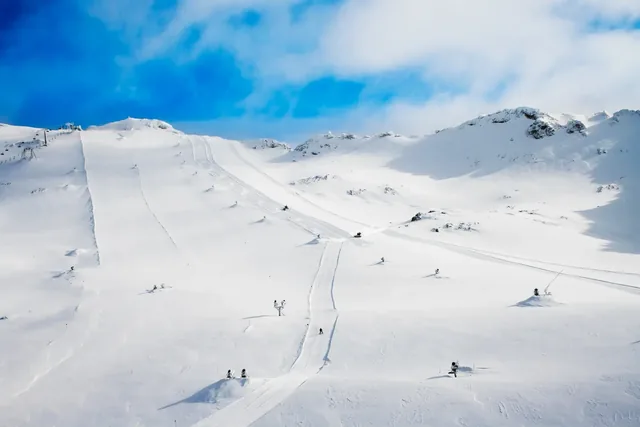 Mölltaler Glacier: горы зимой