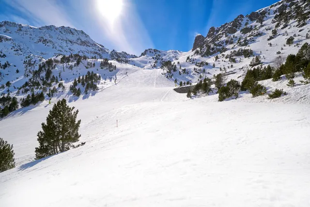 Ordino Arcalis ski resort sector in Andorra