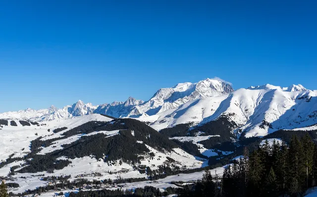 Saint Gervais Mont-Blanc: катание на склонах зимой