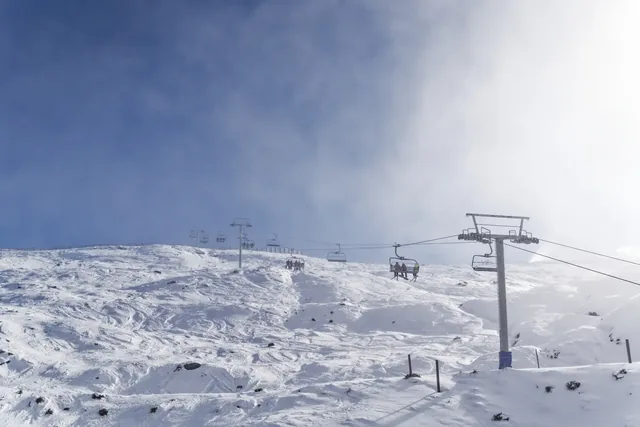 Treble Cone Ski Field, Wanaka, south island, New Zealand.