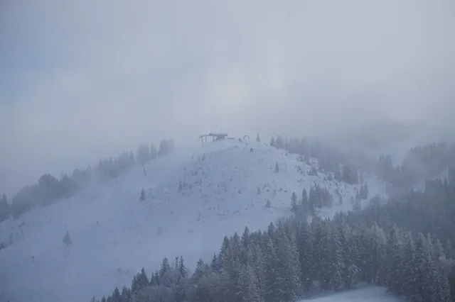 Wendelstein: заснеженные горы