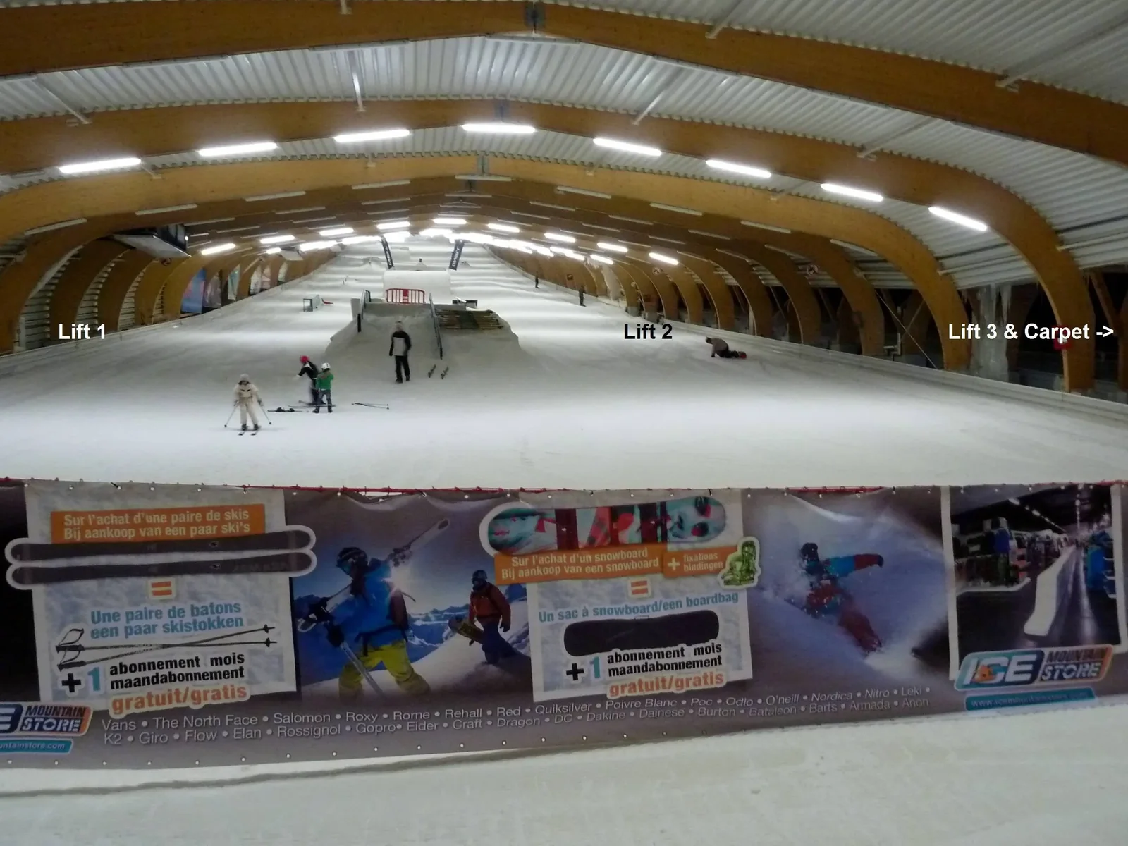 Схема склонов курорта Ice Mountain