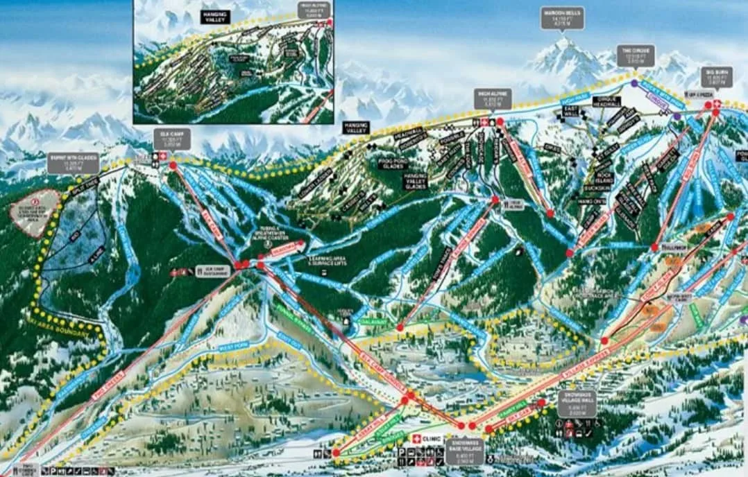 Aspen Snowmass ski resort trail map