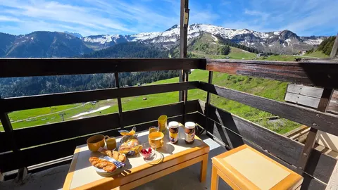 Studio Vue Montagne, Skis aux pieds, Garage inclus