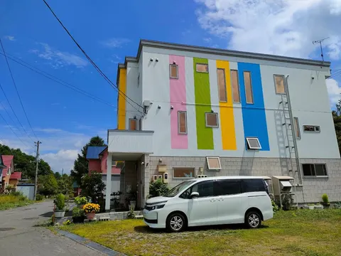Rental villa ideal for consecutive stays in Onuma Park, Hakodate, Hokkaido / Bathroom ❷ Room Toilet ❸ Room ❨ Entire villa rental ❩