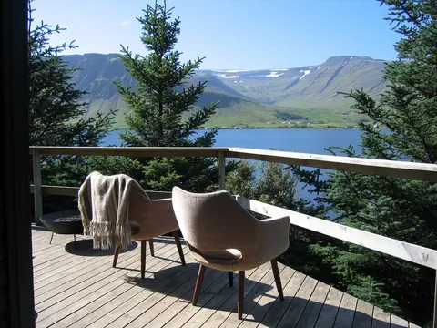 Near Reykjavik, Lakeside beach front.
