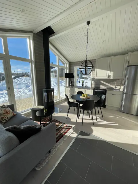Attefallsstuga in a nice mountain environment