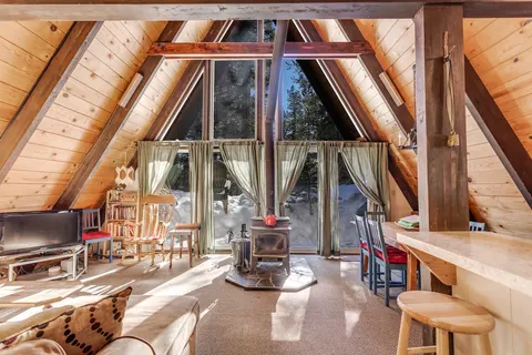 Popular A-Frame Cabin with Deck & Views VH 216 by Bear Valley Vacation Rentals
