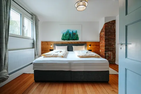 Newly renovated apartment for 2 couples in a listed building