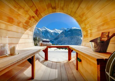 Stunning views from spa and pool