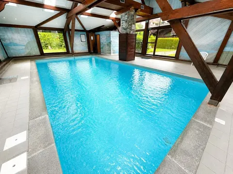 Les Houches panoramic view/pool/ski/garage