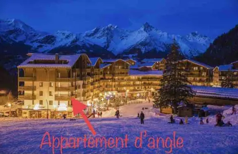 Panoramic balcony, ski-in, heart of Valfréjus