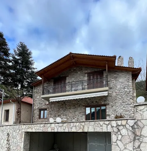 Fortress Kalavrita Stone house with mountain view