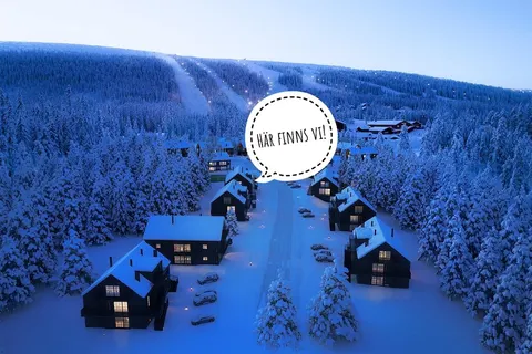 Close to the lift with views of Fjällbäcken, Lindvallen.