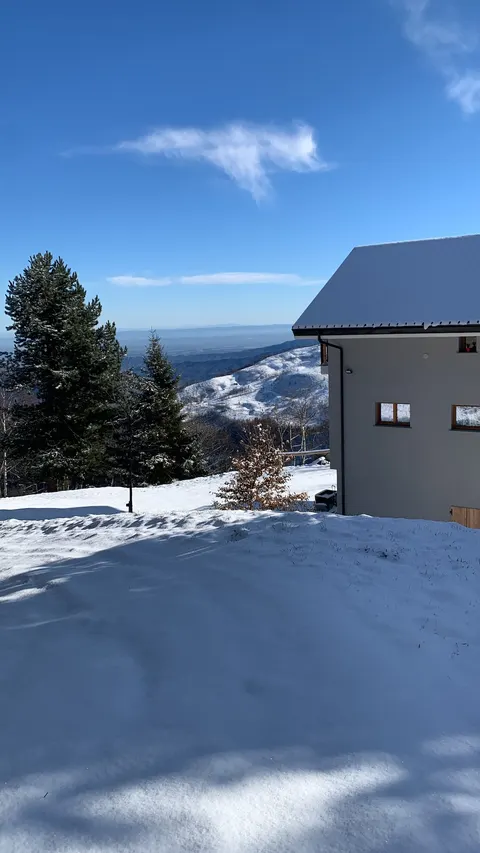 The house in the Pian Munè mountains