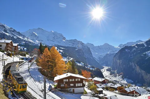 Wengen Alpine Terrace | Mountain Views