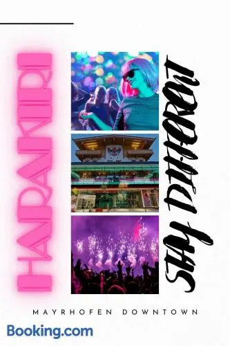 Partyhouse HARAKIRI stay DIFFERENT 60 seconds to MOUNTAINS! Free PARKING! Self CHECK-IN