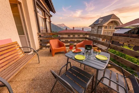 Bright & Cosy studio in the heart of Leysin