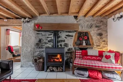 Sleeps 35 across three gites with shared garden and pool in summer